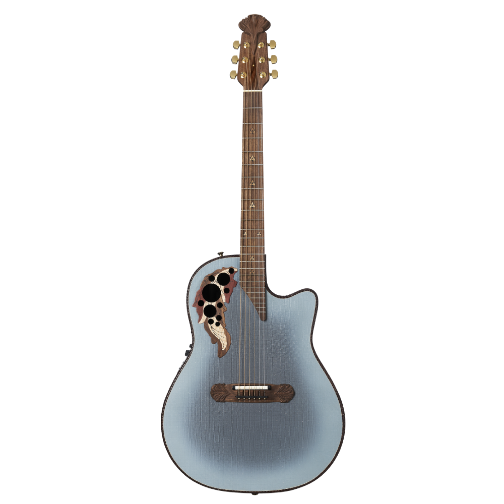 Adamas W 597T by Ovation USA Air Locks付 Adamas I E-Acoustic Guitar 1687GT-8, Reverse Blue Burst